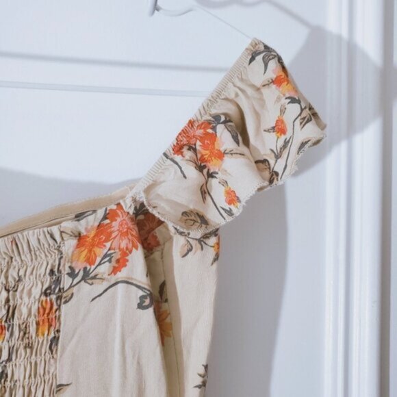 Bohemian Off Shoulder Floral Maxi Dress - Picture 5 of 8